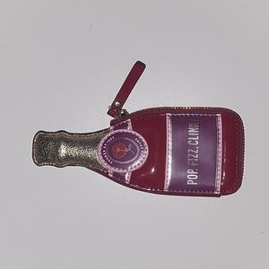 RARE-Kate Spade "Finer things "red champagne coin purse